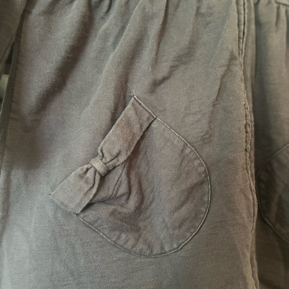 Anthropologie| Lilka gray zip up hoodie with bow pockets size M - Picture 6 of 6